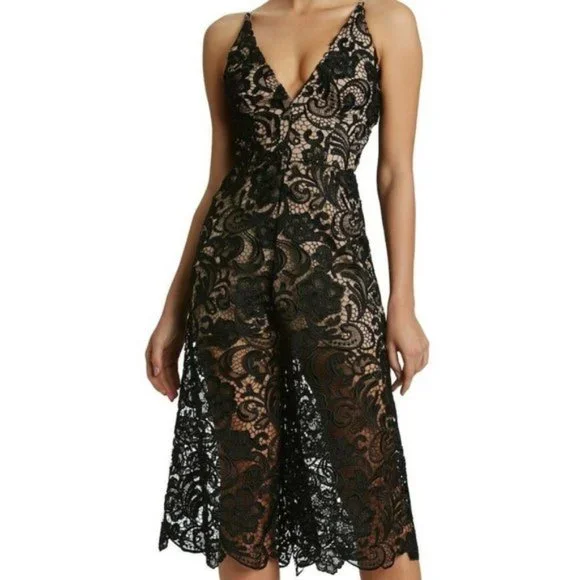 strapless open back dress Sandra Jumpsuit  Dress the Population